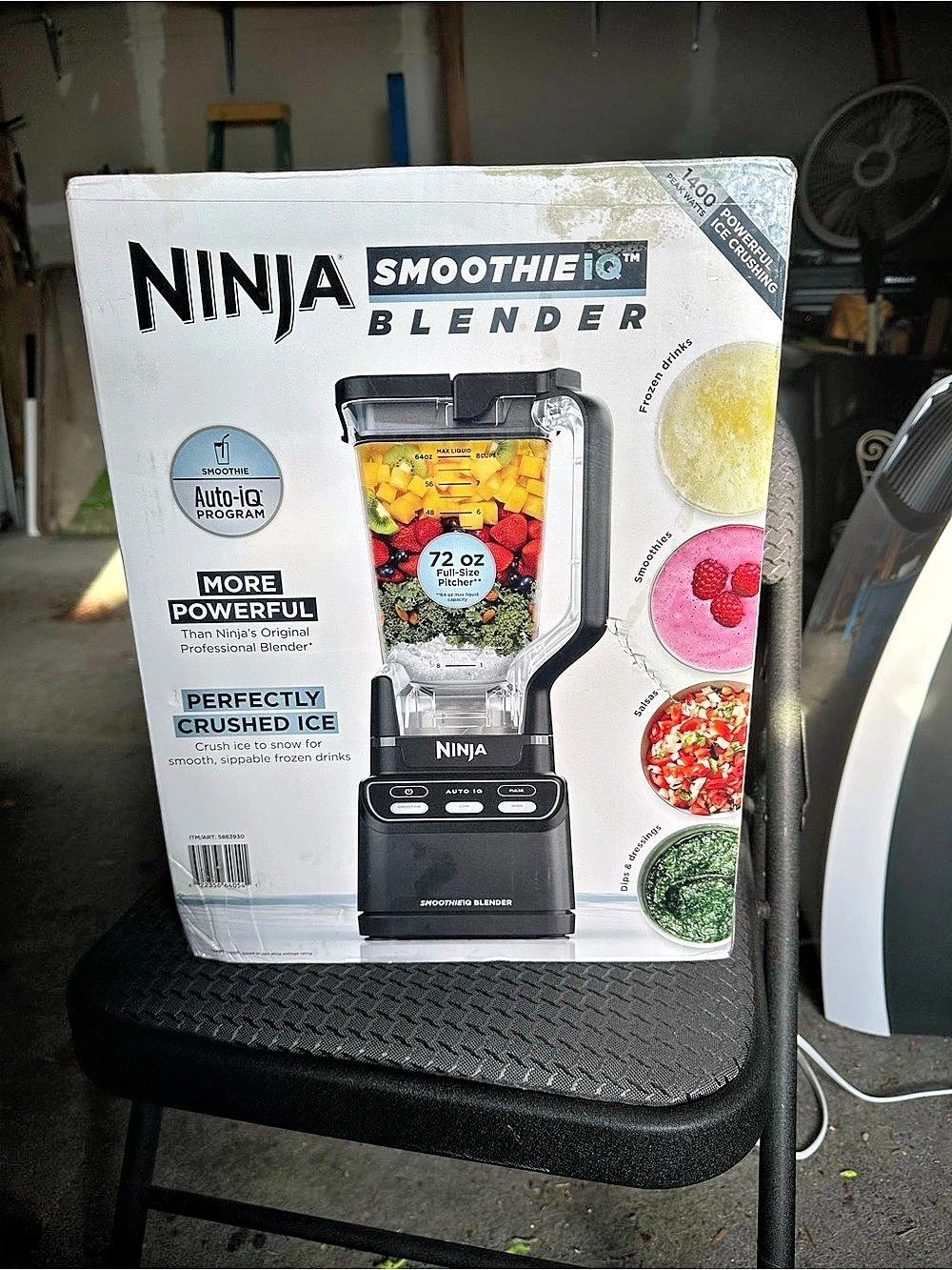 Ninja Smoothie iQ Blender Black & White